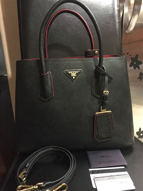 prada saffiano bag used|authentic Prada saffiano.